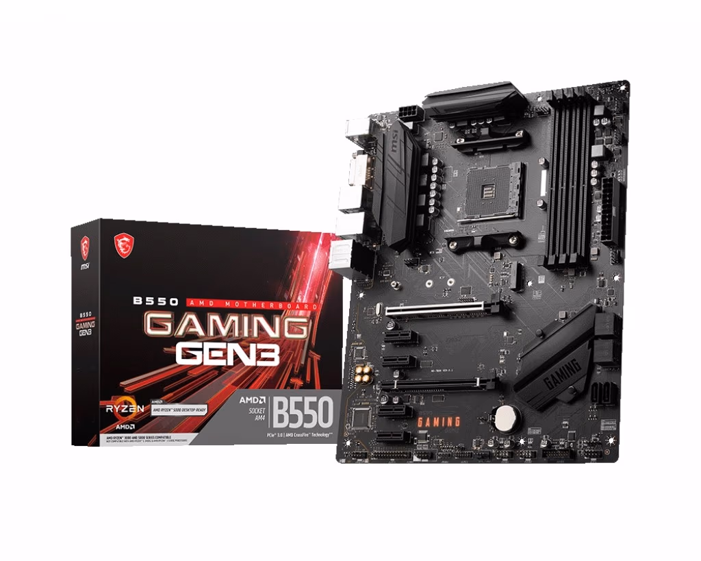 Placa de baza MSI B550 GAMING GEN3 / Socket AM4 / AMD B550 