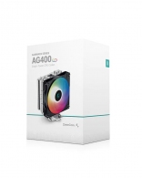 Cooler DEEPCOOL AG400 LED / Universal / 220W / 500~2000rpm, <31.6dBA / 75.89CFM / Black thumbnav 5