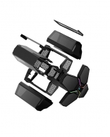 Корпус DEEPCOOL QUADSTELLAR INFINITY / no PSU / RGB LED efect / ATX / Black thumbnav 5