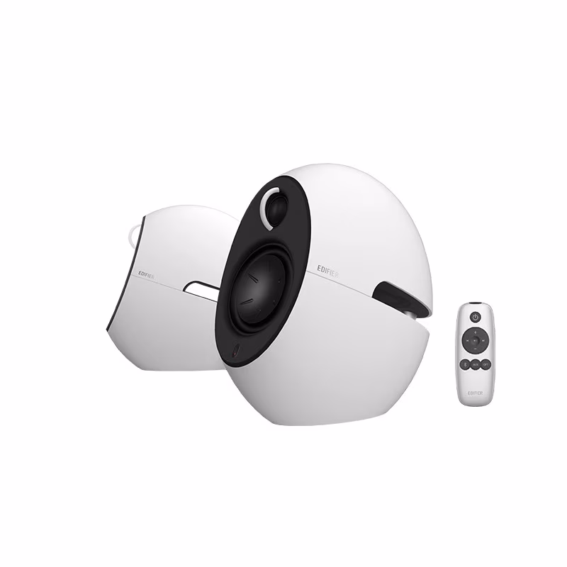 Boxe Edifier E25HD Luna Eclipse White / 74W RMS / Bluetooth 5.3