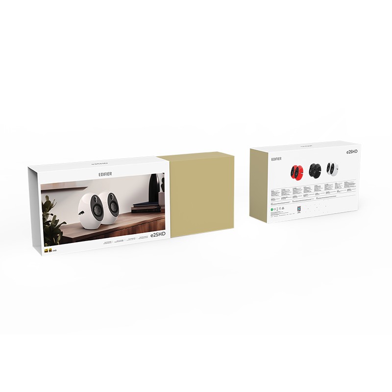 Boxe Edifier E25HD Luna Eclipse White / 74W RMS / Bluetooth 5.3 photo 6