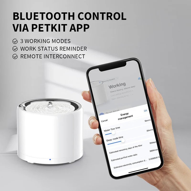 Умный питьевой фонтан для животных Petkit Eversweet  3Pro/ 1.35L photo 6