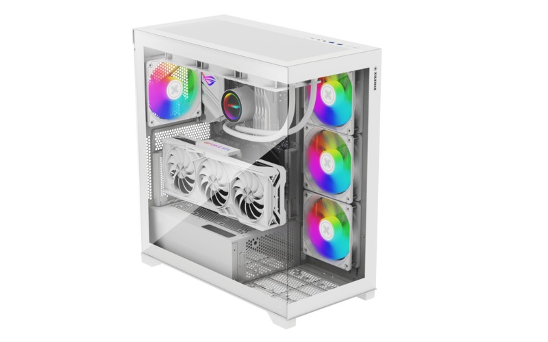 Корпус XILENCE Xilent Gleam / X818.W.ARGB/ no PSU/ Aquarium panel/ ATX/ White photo 2