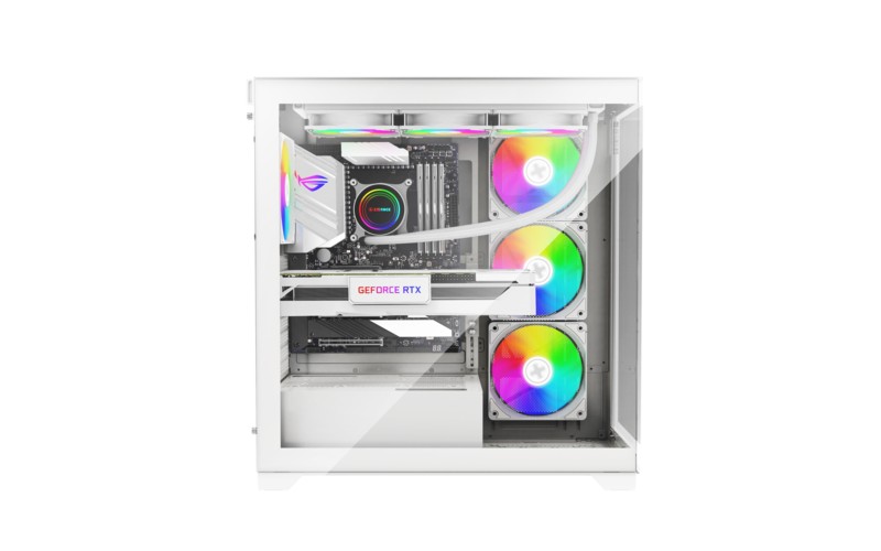 Корпус XILENCE Xilent Gleam / X818.W.ARGB/ no PSU/ Aquarium panel/ ATX/ White photo 4