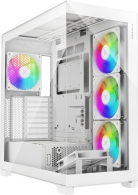 Корпус XILENCE Xilent Gleam / X818.W.ARGB/ no PSU/ Aquarium panel/ ATX/ White thumbnav 1