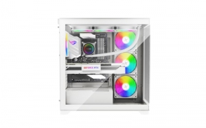 Корпус XILENCE Xilent Gleam / X818.W.ARGB/ no PSU/ Aquarium panel/ ATX/ White thumbnav 4