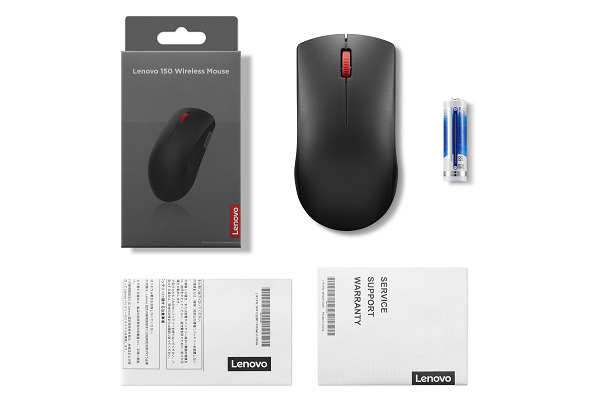 Беспроводная мышь Lenovo 150/ Nano Receiver/ 1000dpi/ Optical/ Black photo 4