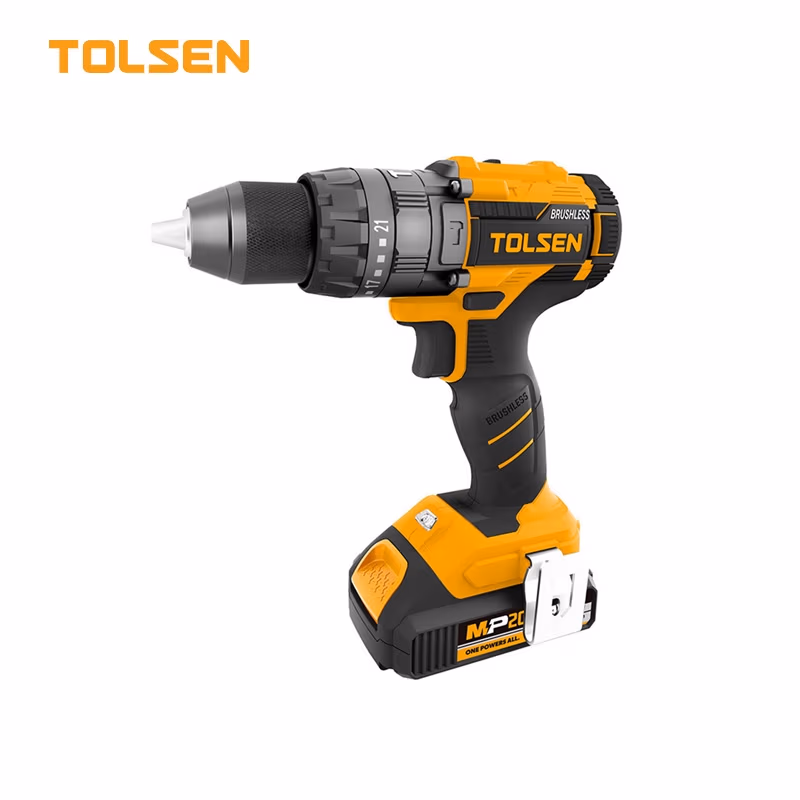 Шуруповёрт ударный 2,0Ah Li-Ion MP20V Brushless TOLSEN