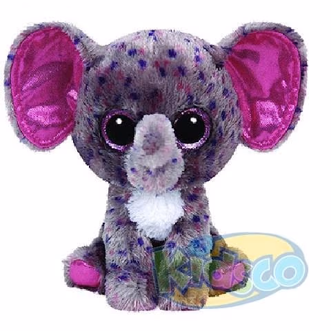 TY TY36156 Bb Specks - Grey Speckled Elephant 15cm