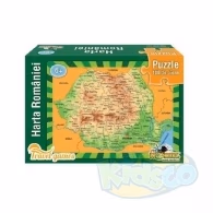 Noriel NOR4512 Noriel Puzzle - Harta Romaniei 100 Pcs Travel Size