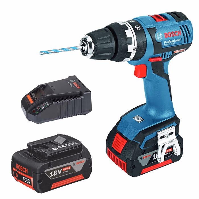 Masina de gaurit si insurubat  cu acumulator Bosch  GSB 18 V-EC, 06019E9120 