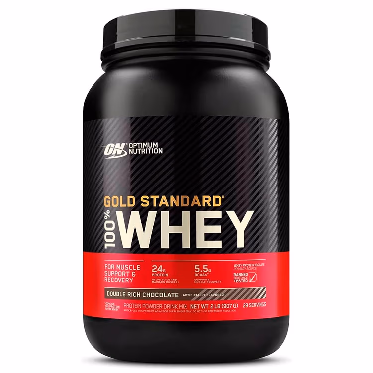 Proteine din zer Optimum Nutrition ON 100% WHEY GOLD DBL RICH CHOCOLATE 2LB 