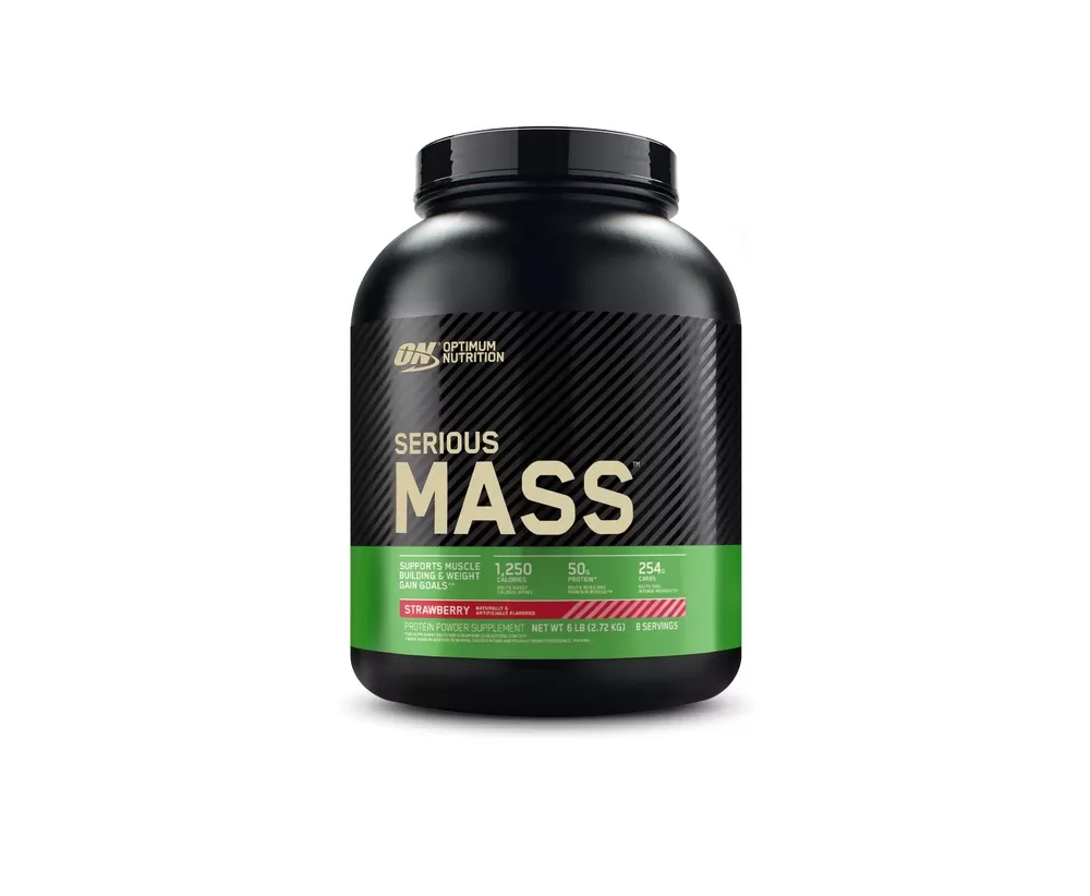 Gainer Optimum Nutrition ON SERIOUS MASS STRAWBERRY 6LB