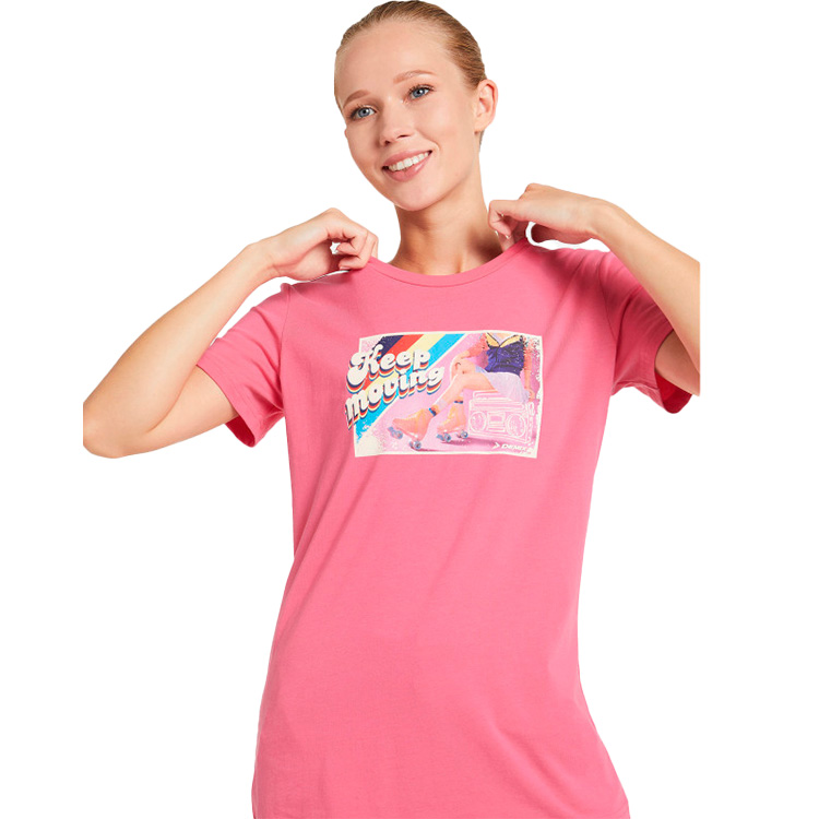 Tricou Demix W Tee 48 Roz Femei photo 3