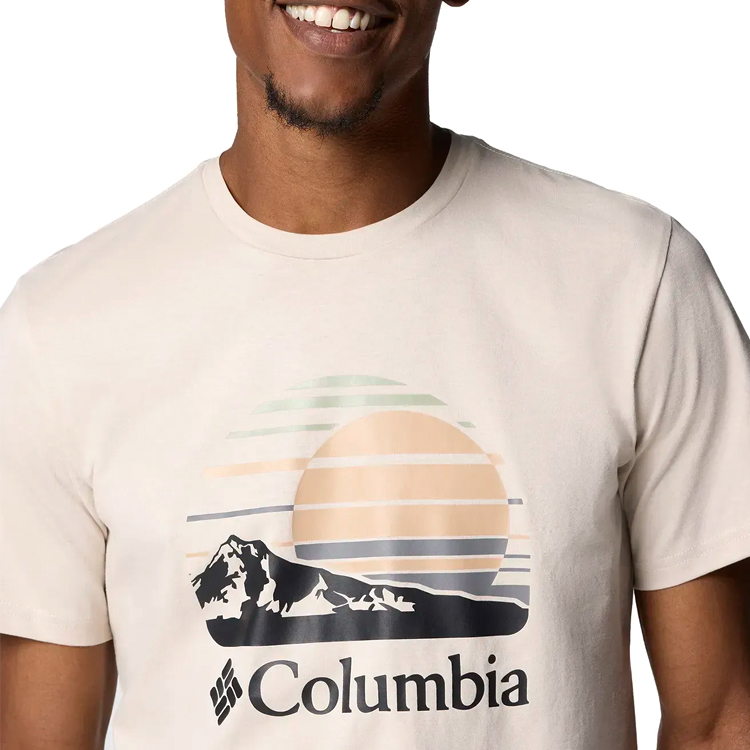 Футболка мужская Columbia Path Lake Graphic Tee II S Бежевый photo 4