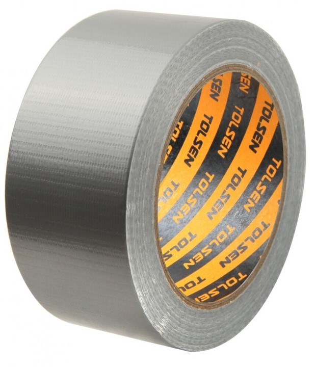 Banda adeziva armata textil 48mm 25m Tolsen photo 1