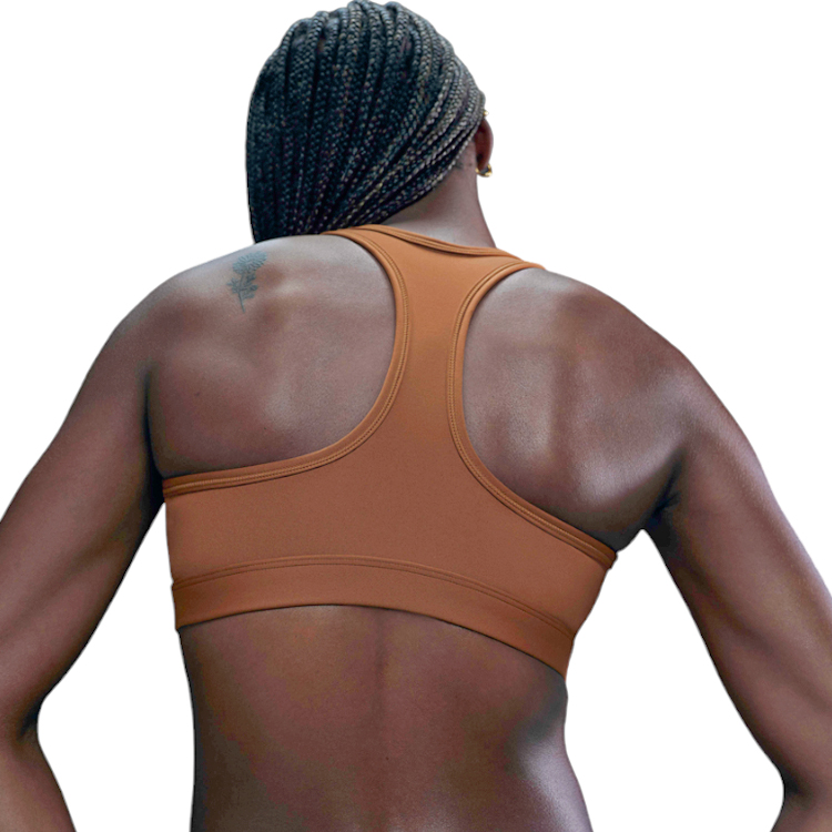 Bra sportive Nike W NK SWSH MED SPT BRA / Femei / L / Maro photo 5