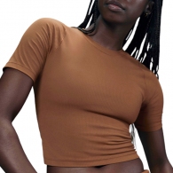 Tricou Nike W NK INF DF SS TOP WD RIB thumbnav 2