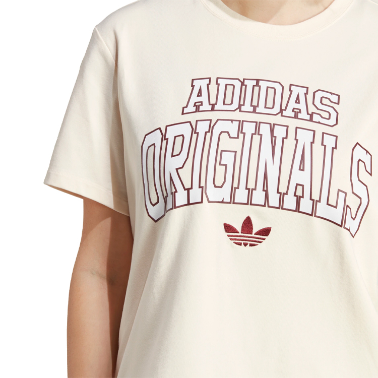 Tricou Adidas T-SHIRT 2XS Bej Femei photo 6