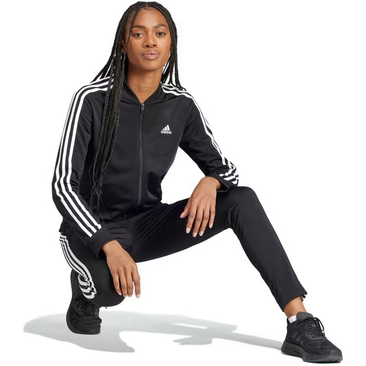 Costum sportiv Adidas W 3S TR TS / Femei / 2XS / Negru photo 3