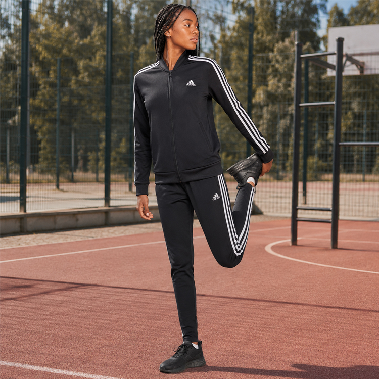 Costum sportiv Adidas W 3S TR TS / Femei / 2XS / Negru photo 7