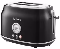 Тостер Kitfort KT-2038-1, 2 тоста, 815 Вт, Черный