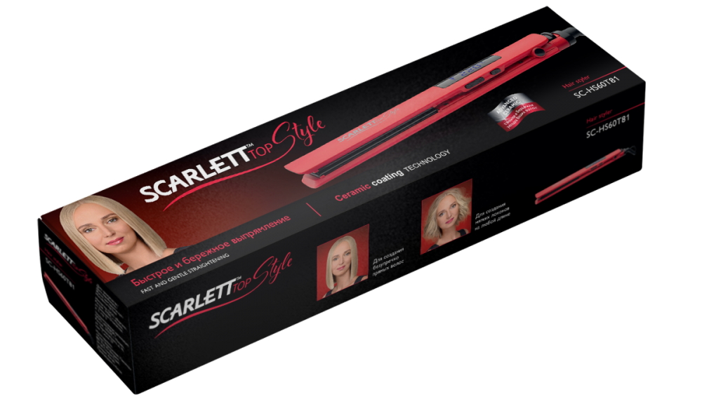 Aparatul p/u aranjarea parului Scarlett SC-HS60T81 Red 50 W photo 3