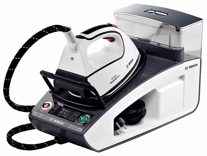 Утюг с парогенератором Bosch TDS4581, 3100 Вт, 1300 мл, Белый/Черный