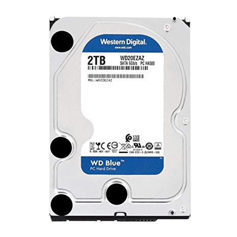 3.5" HDD 2.0TB Western Digital WD20EZAZ Caviar® Blue™, SMR Drive, 5400rpm, 256MB, SATAIII photo 1