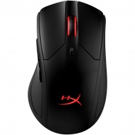 HYPERX Pulsefire Dart Wireless Gaming Mouse, up to 16000 DPI, 4 DPI presets, PMW3389 sensor, RGB Logo, Omron switches, Qi Wireless charging, Easy customisation with HyperX NGenuity software, Detachable charging/data cable, 150g thumbnav 1