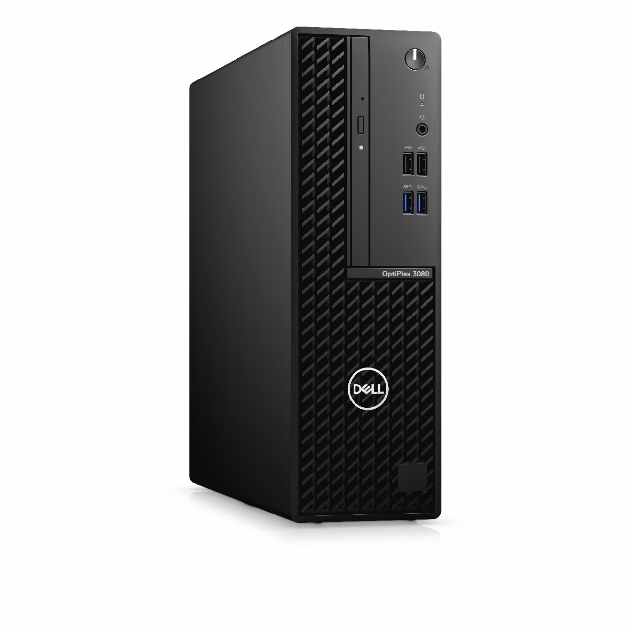DELL OptiPlex 3080 SFF lntel® Core® i5-10505, 8GB (1X8GB) DDR4, M.2 256GB PCIe NVMe SSD, Intel Integrated Graphics, TPM, 200W PSU (80Plus Bronze), 8xDVD+/-RW, USB mouse MS116 , USB KB216, Win10Pro, 3Y Warranty, Black. 