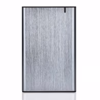 Gembird EE2-U3S-6, USB 3.1 2.5'' enclosure with USB Type-C port, brushed aluminum, Grey