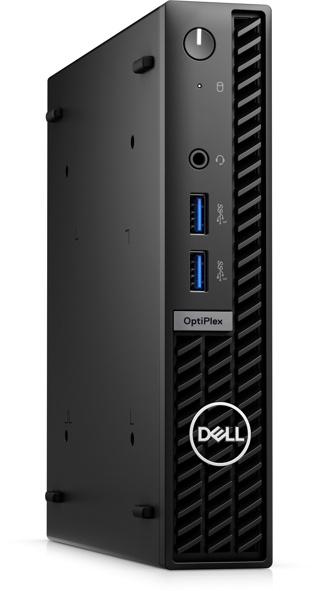 DELL OptiPlex 7010 MFF lntel® Core® i5-13500T (6+8 Cores/24MB/20T/1.6GHz to 4.6GHz/35W), 8GB (1X8GB) DDR4, M.2 256GB PCIe NVMe SSD, Intel Integrated Graphics, WiFi6E 2x2+BT5.3,  TPM, NO ODD, KB216+MS116 PSU 90W, Win11Pro, 3Y Warranty, Black. photo 1
