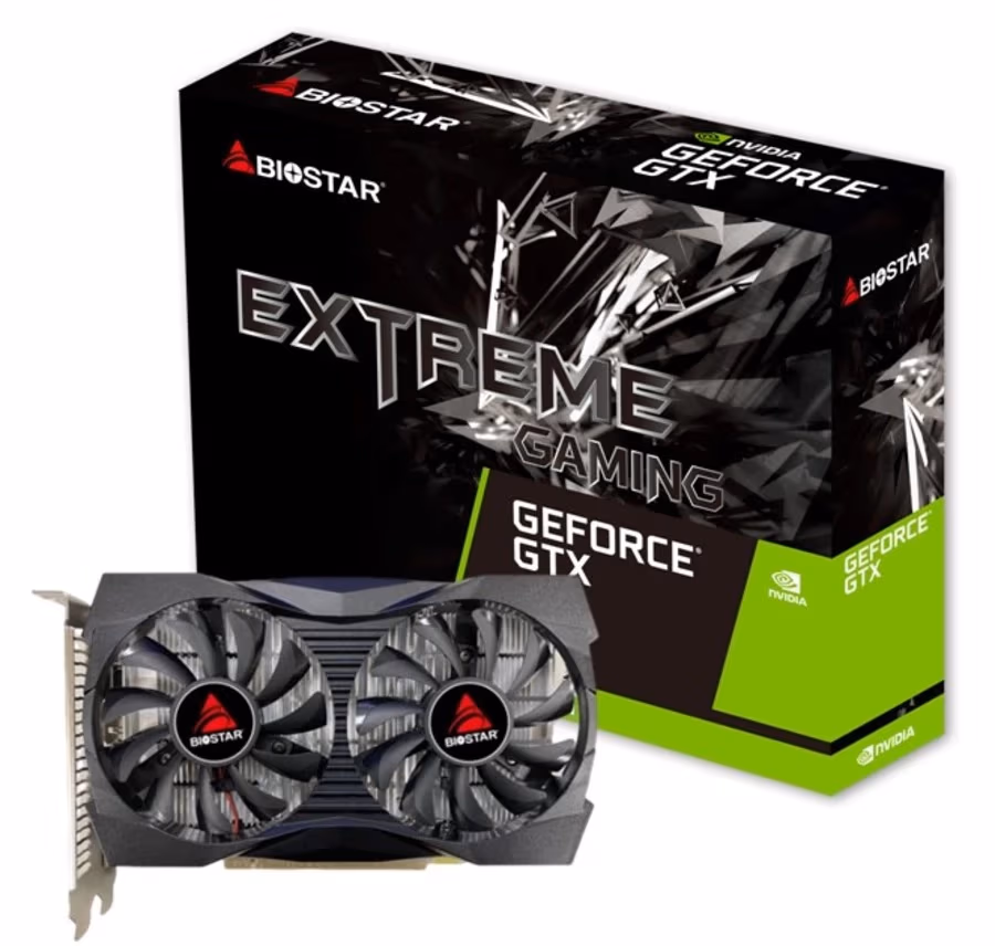 Видеокарта BIOSTAR GeForce GTX 1050 / 4GB / GDDR5 / 128Bit
