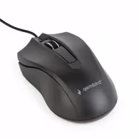 Gembird MUS-3B-01, Optical Mouse, 1000dpi, USB, 1.35m cable, Black