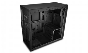 DEEPCOOL ”MATREXX 30 SI” Micro-ATX Case, without PSU, Pre-installed: Rear 1x 120mm black fan, VGA Compatibility: 250mm, support cable management, 2x 2.5” Drive Bays, 3x 3.5” Drive Bays,1xUSB3.0, 1xUSB2.0, 1xAudio, 1xMic, Black thumbnav 3
