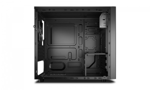 DEEPCOOL ”MATREXX 30 SI” Micro-ATX Case, without PSU, Pre-installed: Rear 1x 120mm black fan, VGA Compatibility: 250mm, support cable management, 2x 2.5” Drive Bays, 3x 3.5” Drive Bays,1xUSB3.0, 1xUSB2.0, 1xAudio, 1xMic, Black thumbnav 6