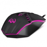 SVEN RX-G810 Gaming, Optical Mouse, 800-4000 dpi, 6+1 buttons (scroll wheel),  DPI switching modes, Two navigation buttons (Forward and Back),Soft Touch coating, USB, Black thumbnav 6