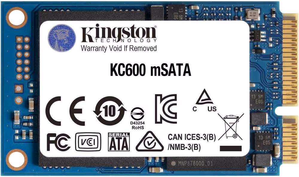 mSATA SSD Kingston KC600 256GB  (SKC600MS/256G) 