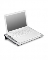 DEEPCOOL "N8", Notebook Cooling Pad up to 17", 2 fan - 140mm, 1000rpm, <25dBA, 94.7CFM, 4x USB, all aluminum extrusion panel, Silver thumbnav 2
