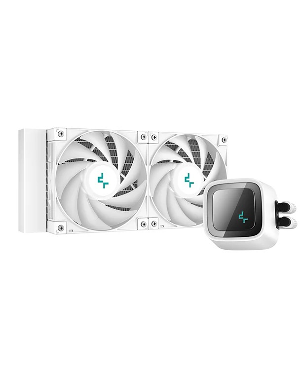 Sisteme de racire lichid DEEPCOOL LS520 WH / Universal / 240W / fans: 500~2250pm, pump: 2400rpm / 17.6~32.9 dBA / 85.85CFM / White photo 2