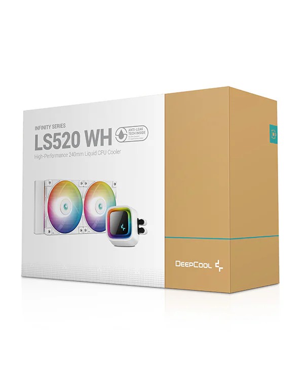 Sisteme de racire lichid DEEPCOOL LS520 WH / Universal / 240W / fans: 500~2250pm, pump: 2400rpm / 17.6~32.9 dBA / 85.85CFM / White photo 6