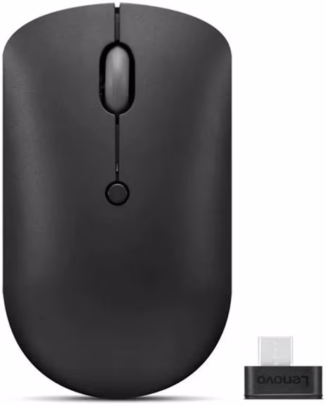 Mouse Compact Wireless Lenovo 400/ USB-C Receiver/ 2400dpi/ Black