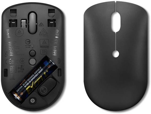 Mouse Compact Wireless Lenovo 400/ USB-C Receiver/ 2400dpi/ Black photo 6