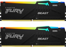 Опреативная память Kingston FURY Beast RGB EXPO DDR5 5600MHz 128GB (Kit of 2*64GB) thumbnav 1