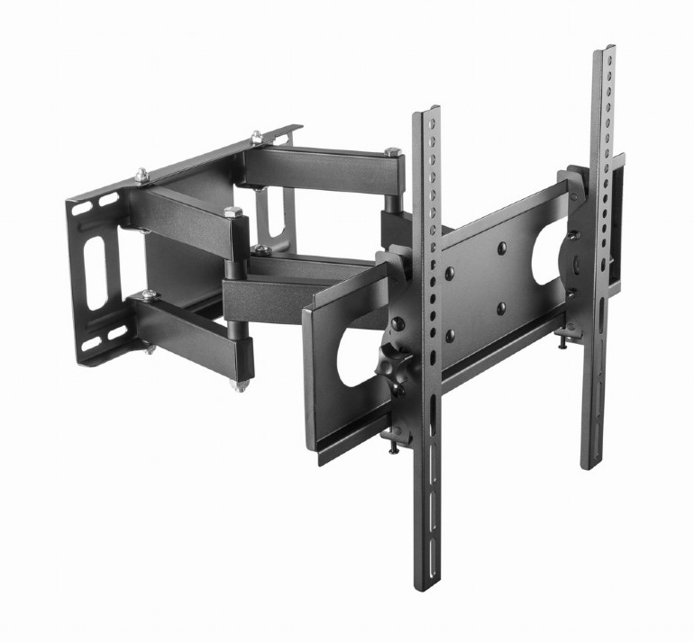 Full-motion TV-Wall Mount for 32 -55”- Gembird ”WM-55ST-04”, allows up to 60 degrees swivel and 20 degrees tilting, max. 35 kg, Distance to wall: 78 - 400 mm, max. VESA 400 x 400, Black photo 2