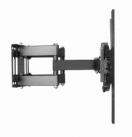 Full-motion TV-Wall Mount for 32 -55”- Gembird ”WM-55ST-04”, allows up to 60 degrees swivel and 20 degrees tilting, max. 35 kg, Distance to wall: 78 - 400 mm, max. VESA 400 x 400, Black thumbnav 3