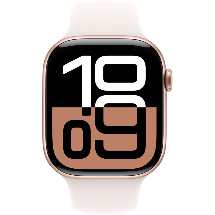Smart watch Apple Watch Series 10 GPS 46mm Rose Gold Aluminium Case with Light Blush Sport Band - S/M (MWWT3QI/A) 1 GB 1.96 photo 2
