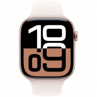 Smart watch Apple Watch Series 10 GPS 46mm Rose Gold Aluminium Case with Light Blush Sport Band - S/M (MWWT3QI/A) thumbnav 2