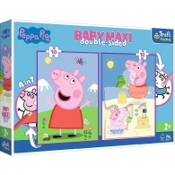 Trefl 43001 Puzzles Baby Maxi 2*10 Peppa Pig thumbnav 1